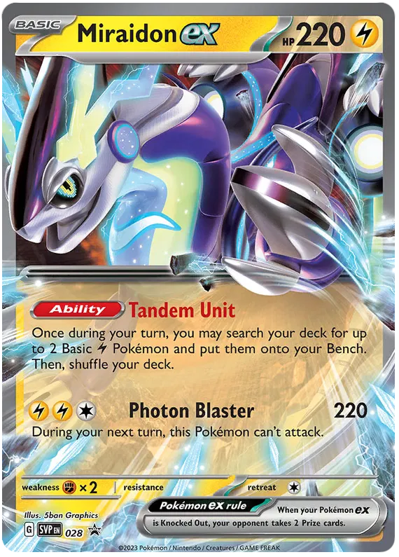 Miraidon ex - Scarlatto & Violetto Promos #28