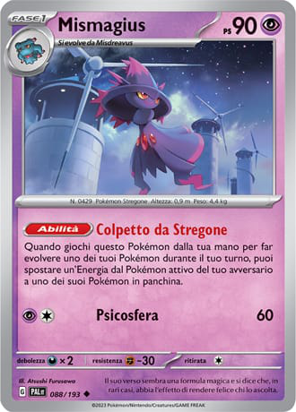 Mismagius - Evoluzioni A Paldea	 #88