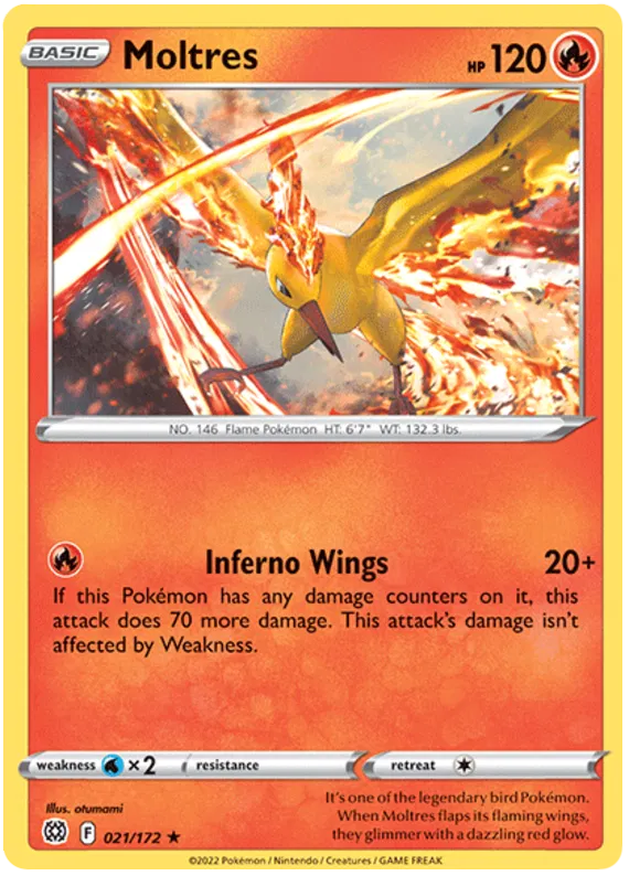 Moltres - Brilliant Stars #21