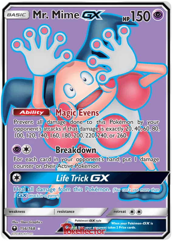 Mr. Mime GX - Celestial Storm #156