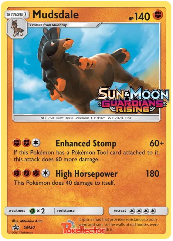 Mudsdale - Sun & Moon Promos #20