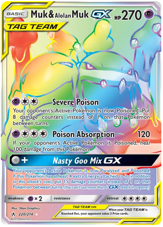 Muk & Alolan Muk GX - Unbroken Bonds #220