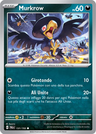 Murkrow - Evoluzioni A Paldea	 #131