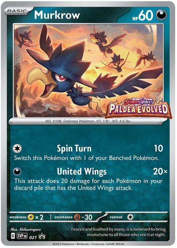 Murkrow - Scarlatto & Violetto Promos #21