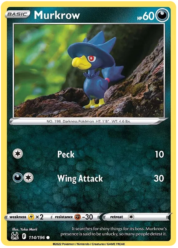 Murkrow - Lost Origin #114