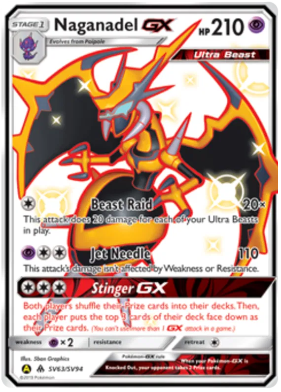 Naganadel GX - Hidden Fates #63