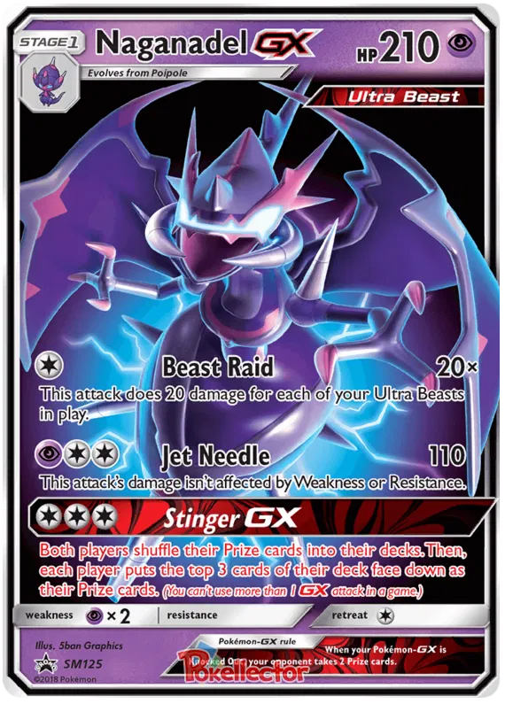 Naganadel GX - Sun & Moon Promos #125