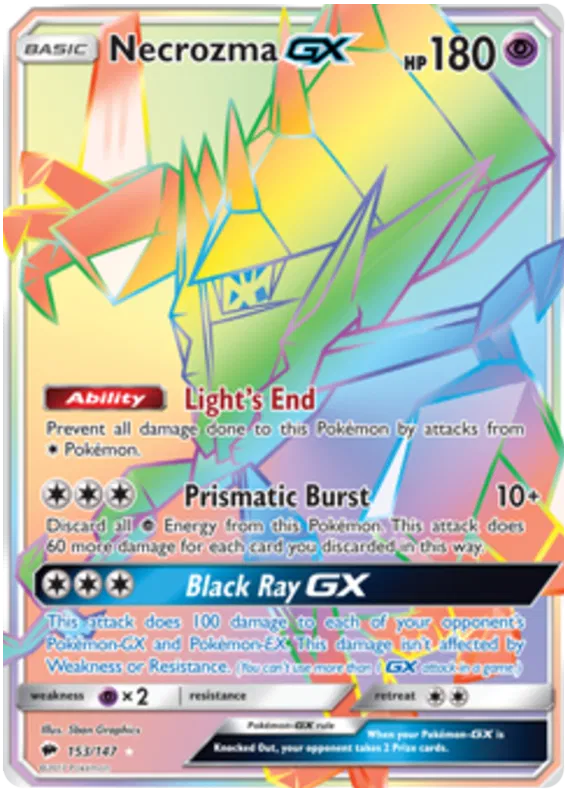 Necrozma GX - Burning Shadows #153