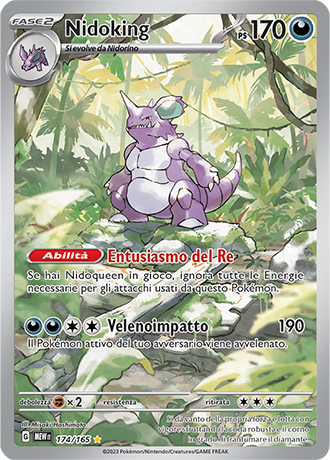 Nidoking - Scarlatto & Violetto - 151 #174