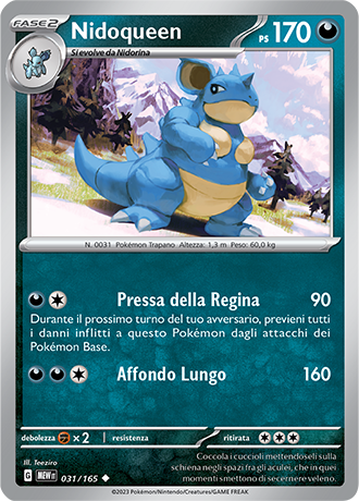 Nidoqueen - Scarlatto & Violetto - 151 #31