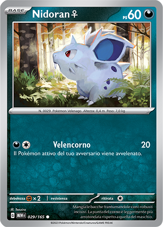 Nidoran♀ - Scarlatto & Violetto - 151 #29