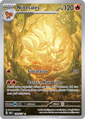 Ninetales - Ossidiana Infuocata #199