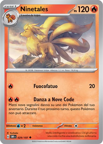 Ninetales - Ossidiana Infuocata #29