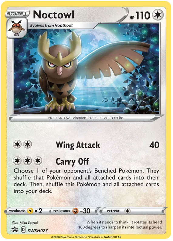 Noctowl - Sword & Shield Promos #27