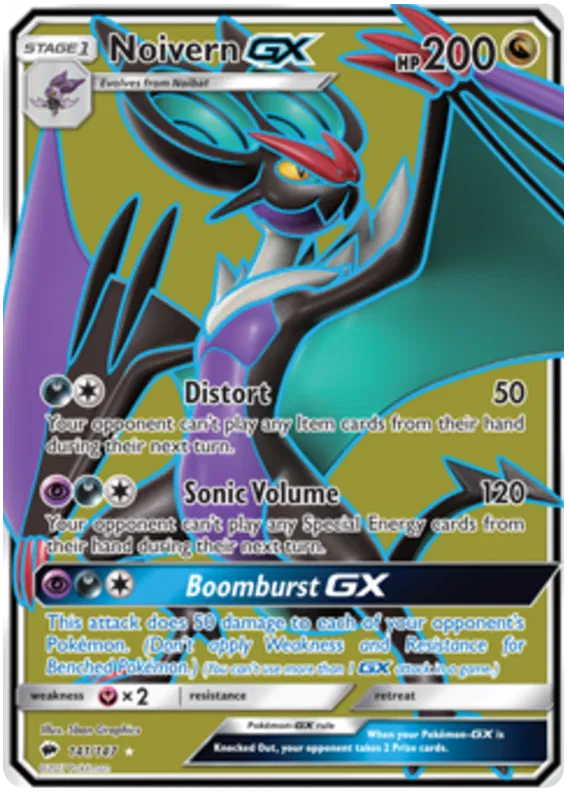 Noivern GX - Burning Shadows #141