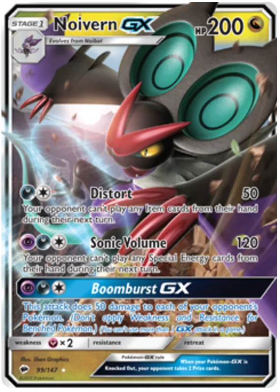 Noivern GX - Burning Shadows #99