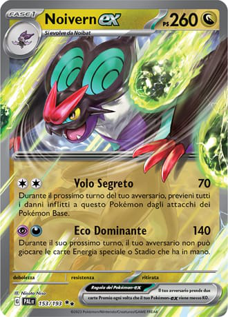 Noivern ex - Evoluzioni A Paldea	 #153