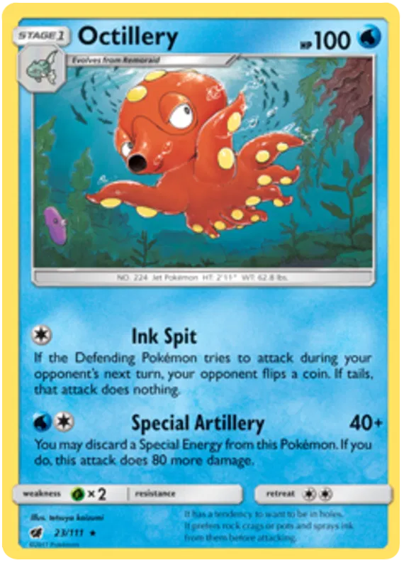 Octillery - Crimson Invasion #23