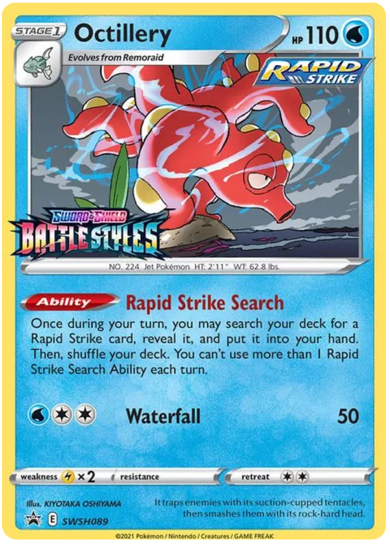 Octillery - Sword & Shield Promos #89