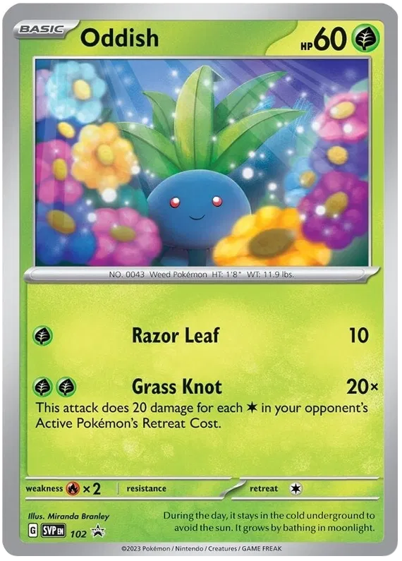 Oddish - Scarlatto & Violetto Promos #102