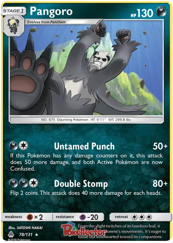 Pangoro - Forbidden Light #78