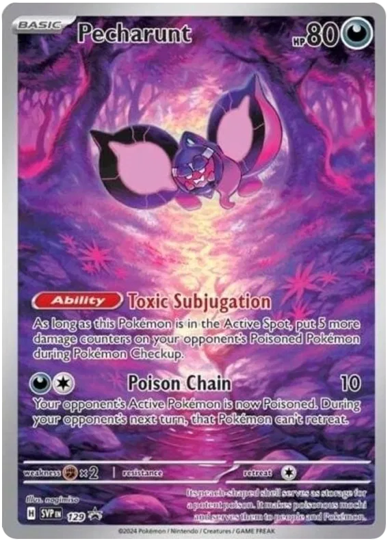 Pecharunt - Scarlatto & Violetto Promos #129