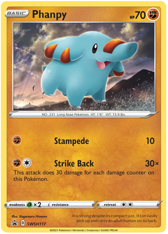 Phanpy - Sword & Shield Promos #117