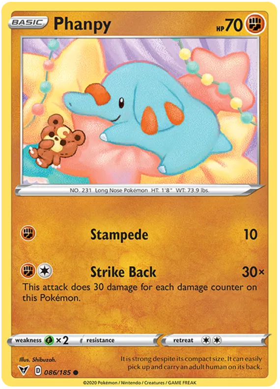 Phanpy - Vivid Voltage #86