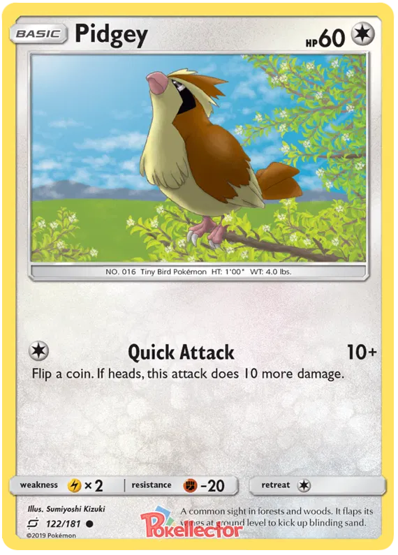 Pidgey - Team Up #122