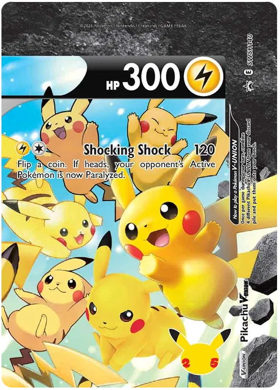 Pikachu V-UNION - Sword & Shield Promos #140