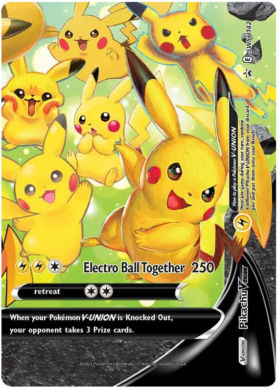 Pikachu V-UNION - Sword & Shield Promos #142