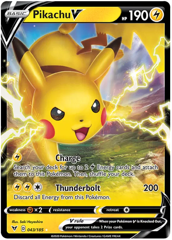 Pikachu V - Vivid Voltage #43