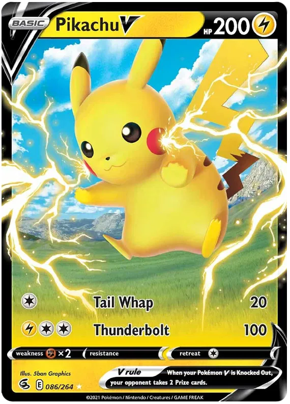 Pikachu V - Fusion Strike #86