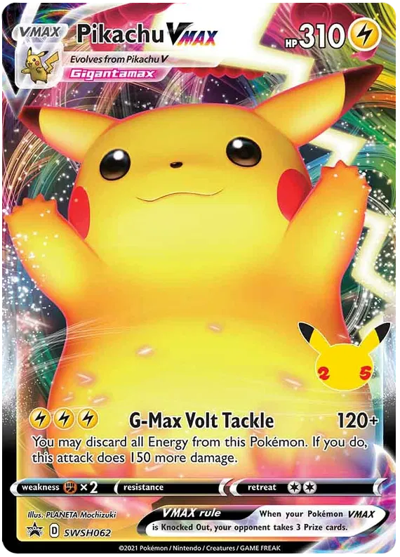 Pikachu VMAX - Sword & Shield Promos #62