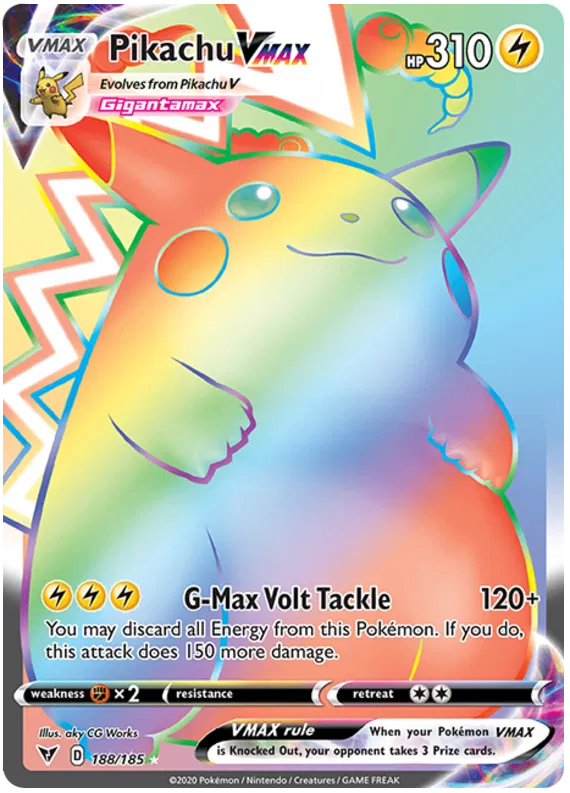 Pikachu VMAX - Vivid Voltage #188