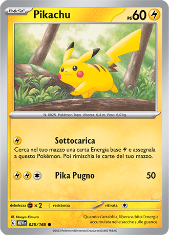 Pikachu - Scarlatto & Violetto - 151 #25