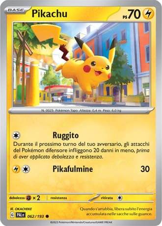 Pikachu - Evoluzioni A Paldea	 #62