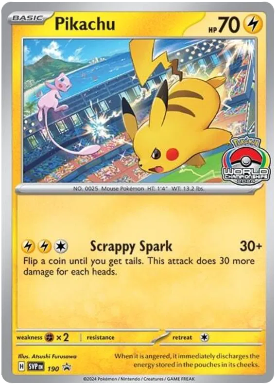 Pikachu - Scarlatto & Violetto Promos #190