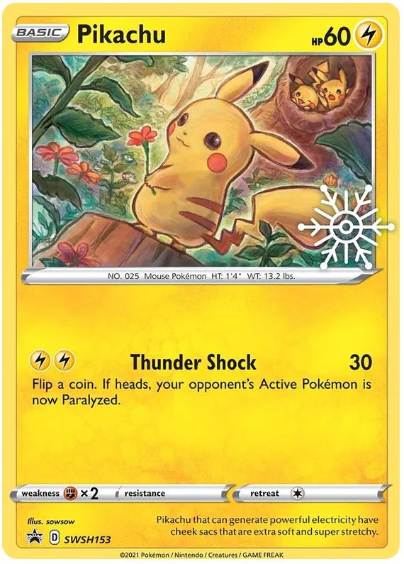 Pikachu - Sword & Shield Promos #153