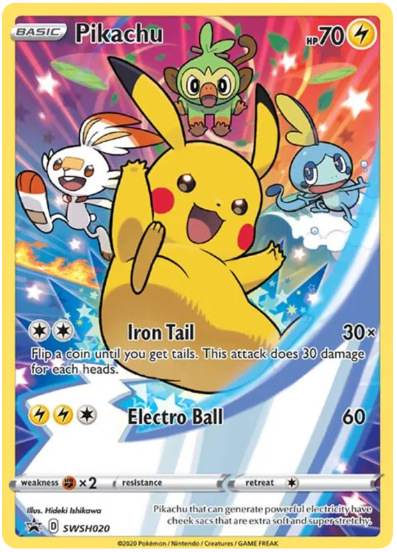 Pikachu - Sword & Shield Promos #20