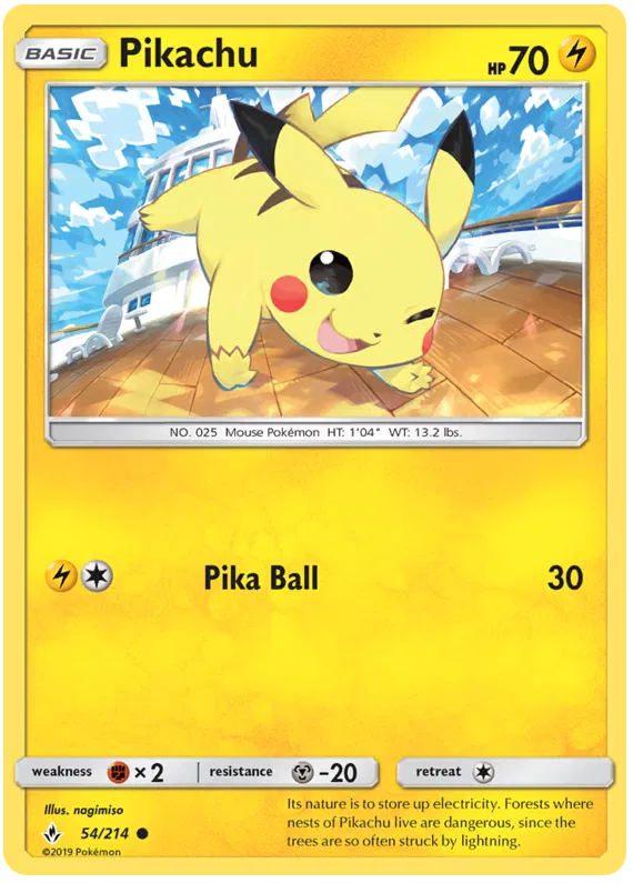 Pikachu - Unbroken Bonds #54