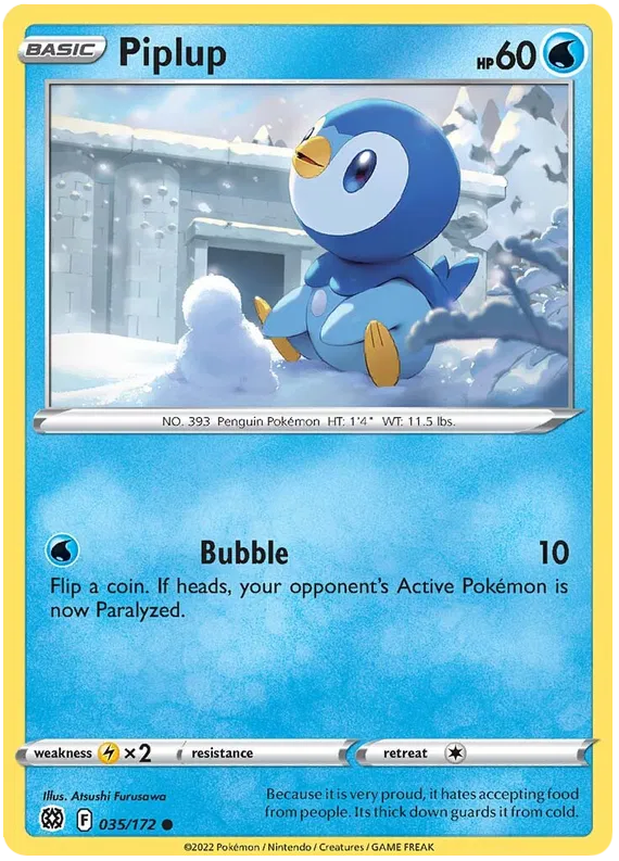 Piplup - Brilliant Stars #35