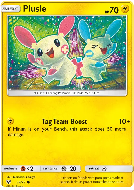 Plusle - Shining Legends #33