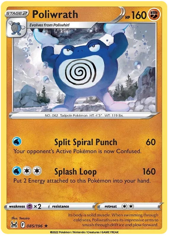 Poliwrath - Lost Origin #85