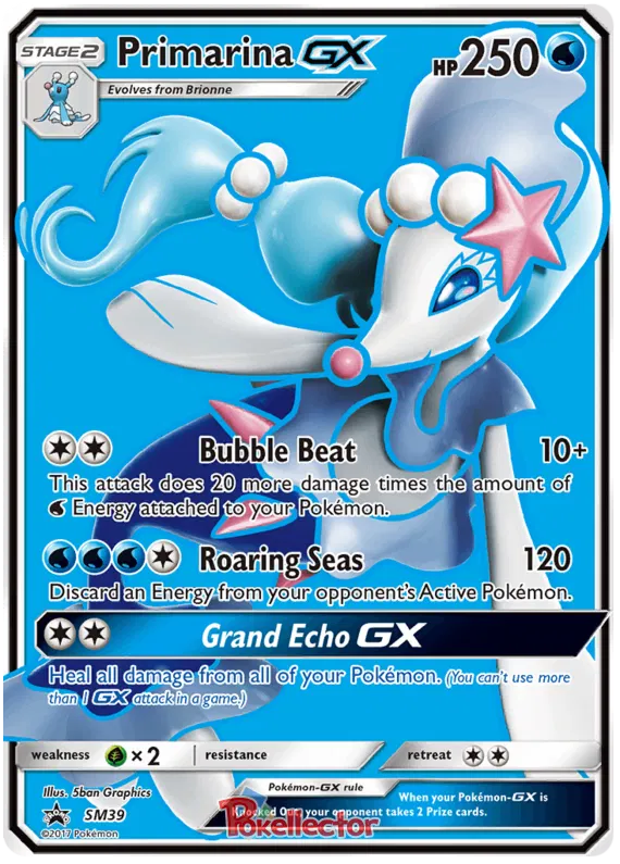 Primarina GX - Sun & Moon Promos #39