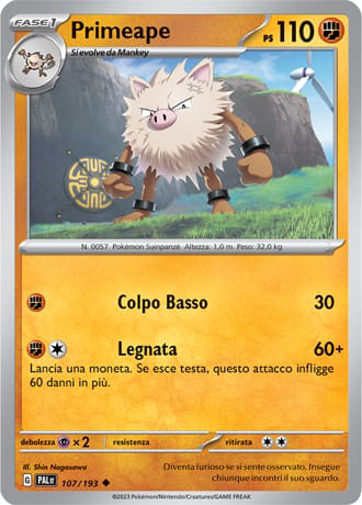 Primeape - Evoluzioni A Paldea	 #107