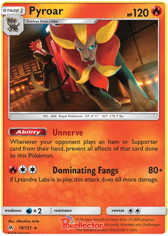 Pyroar - Forbidden Light #19