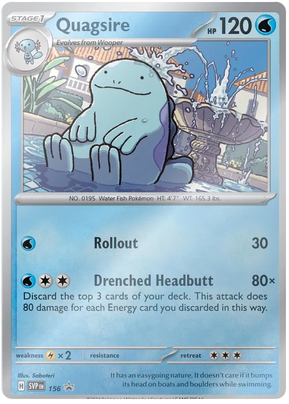 Quagsire - Scarlatto & Violetto Promos #156