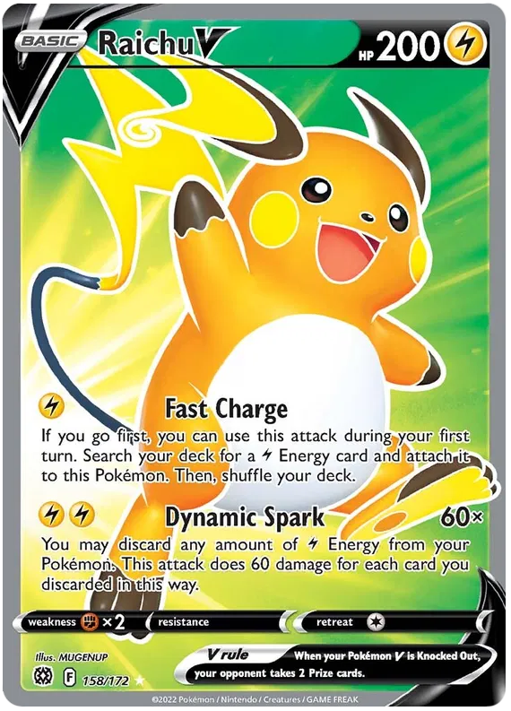 Raichu V - Brilliant Stars #158