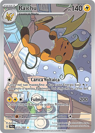 Raichu - Evoluzioni A Paldea	 #211